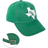 Desert Cactus University of North Texas Baseball Hat UNT Mean Green Brimmed Embroidered Hats Cap Adjustable Cloth Strap Adult (Style B)