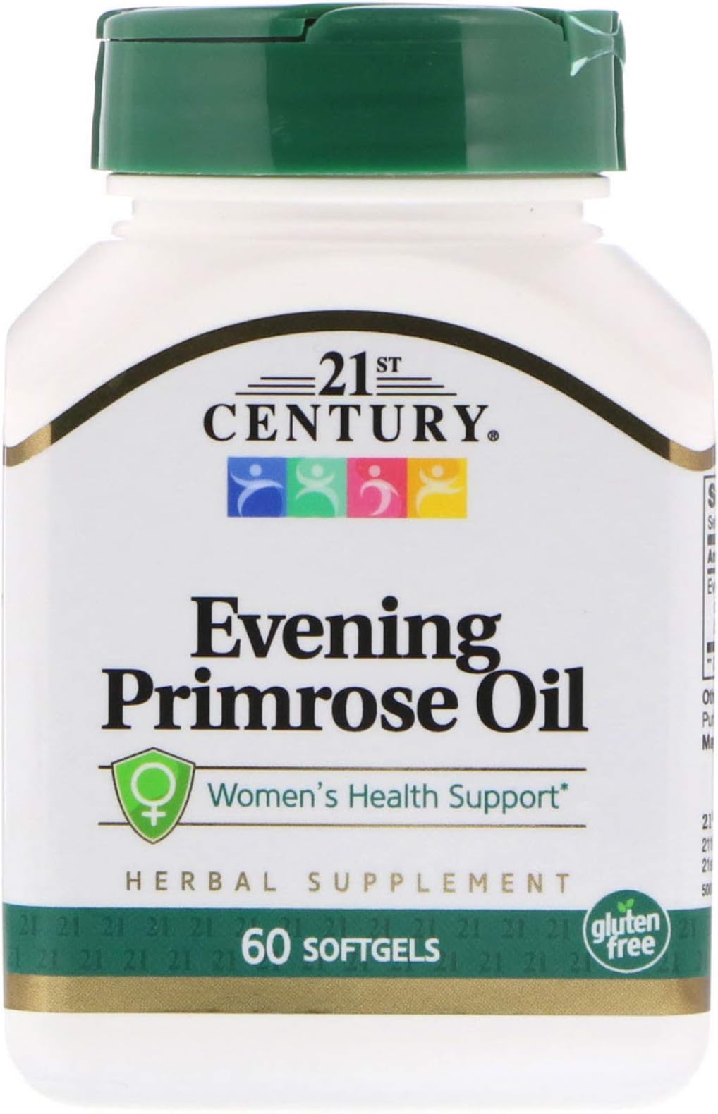 21st Century, Evening Primrose Oil, Women's Health Support, 60 Softgels