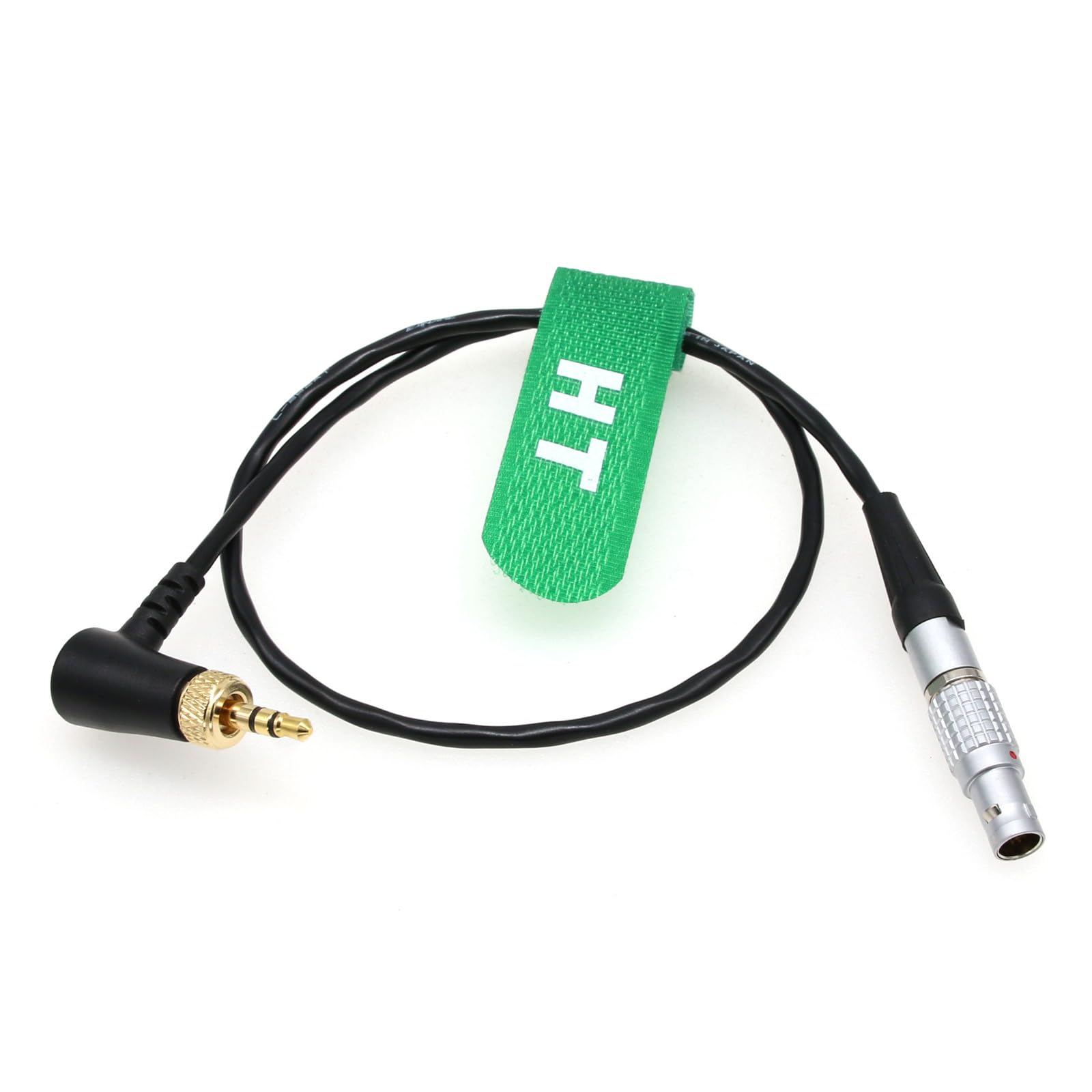 HangTon Timecode Sync for Deity TC-1 to ARRI Alexa Mini LF RED Camera Sound Devices Ambient Audio Recorder, Locking 3.5mm TRS to Straight 5 Pin 12"