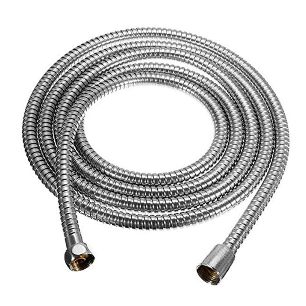 Buwico Extra Long Replacement Shower Hose 118-Inch (3-Meter), Stainless Steel