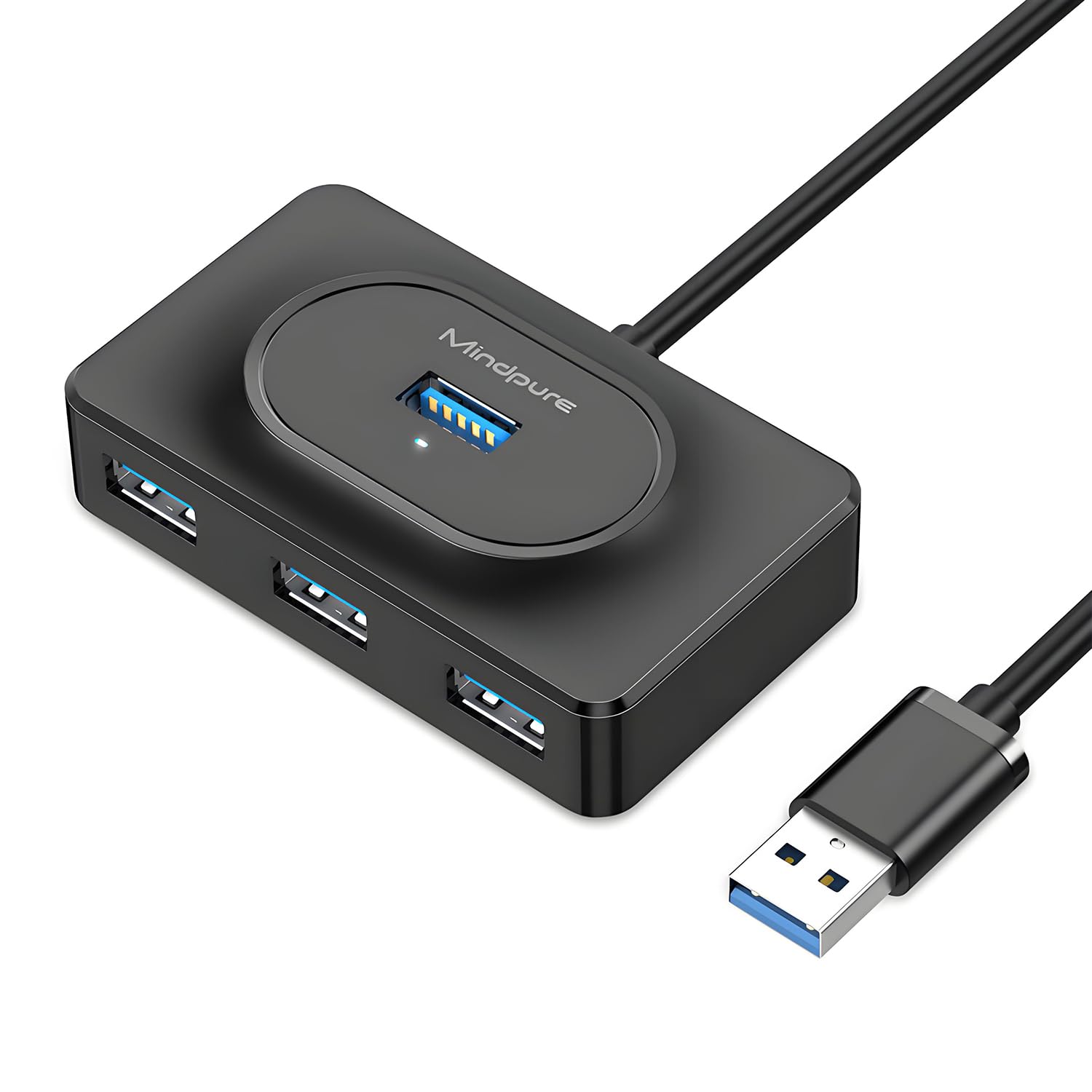Mindpure USB 3.0 ハブ 1.5m ケーブル HUB 増設 4ポート 同時使用可...