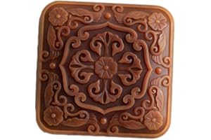 GRAINRAIN Flower Silicone Soap Molds Soap Molds for Soap Making Silicon Molds for Soaps DIY Craft Handmade Soap Candle Plaster Resin Mould (14182)