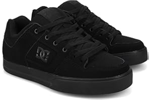 DC Men's Pure Casual Low Top Skate Shoe, Black/Pirate Black, 11 D US