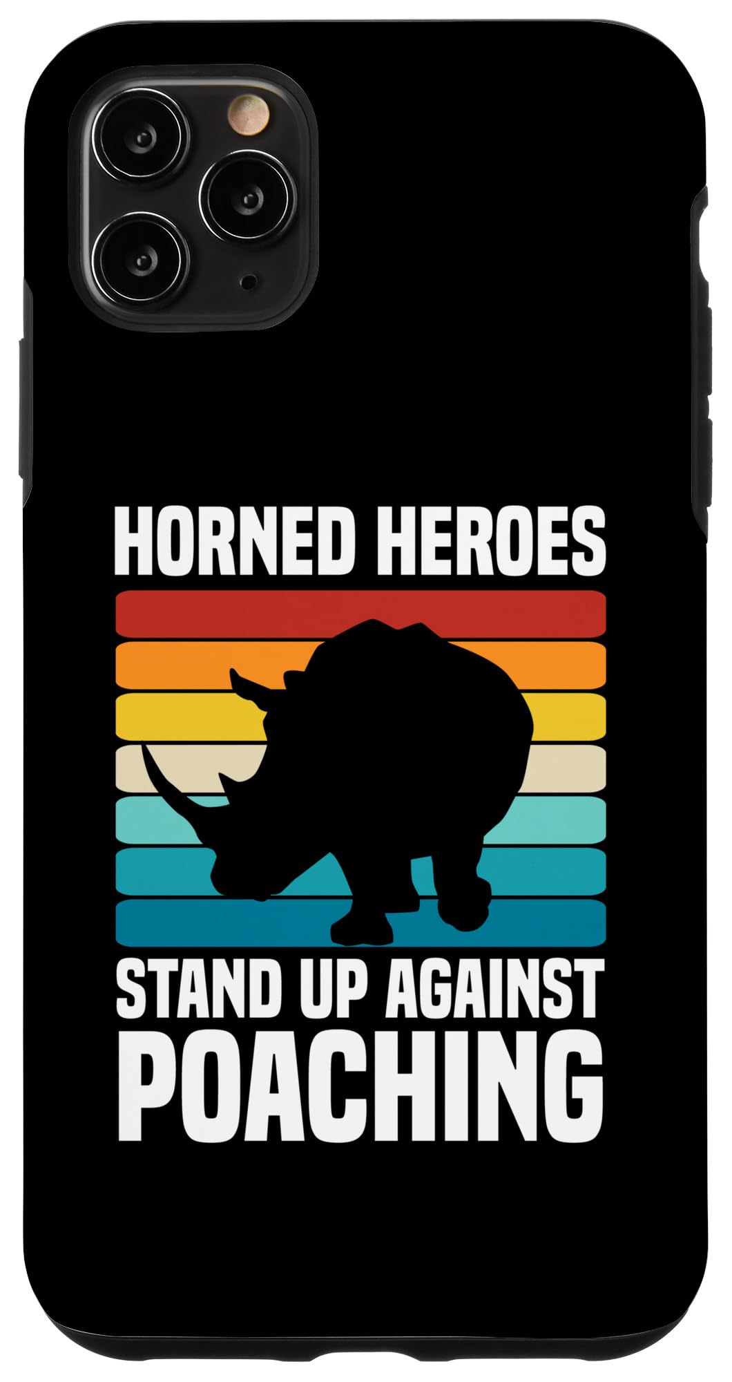 iPhone 11 Pro Max Polar Bears Animal Rehabilitation Wildlife Rhino Case