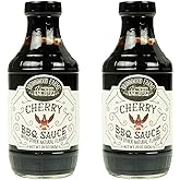 Cherry BBQ Sauce - Brownwood Farms - 20 oz, 2 pack - Sweet &amp; Tangy Flavors - Gluten Free Barbecue Spread for Meats, Veggies &amp; Other Foods