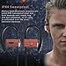 Mailiya Wireless Bluetooth Sport Headphones Wood Grain Stable Fit In Ear Earbuds Noise Isolation Stereo Earphones 7-Hour Working Time with Mic Sweatproof Ear-Hook Headset for Running Workout Gym…