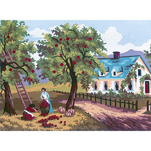 Needlepoint printed canvas