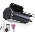 Electric Callus Remover for Feet, Adjustable Various Speed, Powerful Electric Foot File Sander Grinder Pedicure Hard Dead Skin Remover with 60 Sandpaper Discs and Dust Brush, Black FCR-1
