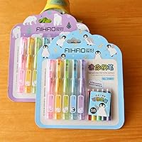 Katoot@ Kawaii Sweet Cake Shaped Fountain Pen set Cute Mini Pocket pen Kids gift Korean stationery school office supplies escolar