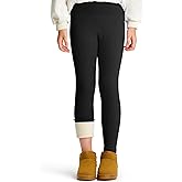 CLIMB DEER Girls Thermal Fleece Lined Leggings, Warm Winter Yoga Pants for Kids Toddlers Youth