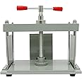 INTBUYING Manual Paper Press Machine A4 Book Steel Notes Invoice Bookbinder Press Bookbinding Notes Office Invoice Bookbinder Flattening Machine 3306lbs (1500kg) Pressure