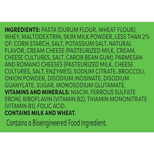 KNORR PASTA SIDES ALFREDO BROCCOLI FETTUCCINE FOR DELICIOUS QUICK PASTA SIDE DISHES NO ARTIFICIAL FLAVORS, NO PRESERVATIVES, NO ADDED MSG 4.5 OZ