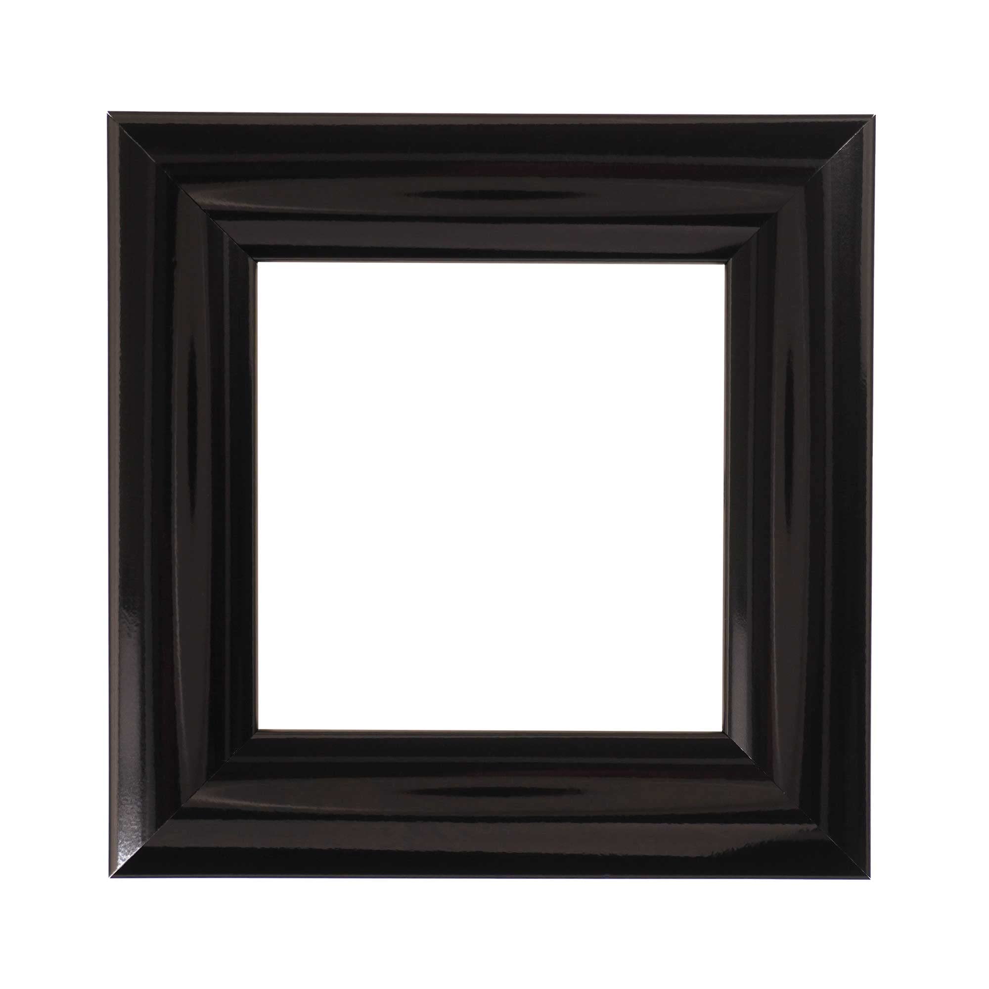 ElekTek Decorative Switch Surround Frame Cover Finger Plate Milano Black Gloss โ image 1