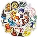 Stickers 100 pcs Harry Potter Car Laptop Luggage Vintage Skateboard Wall Decor Gift for Kids (D120-3)