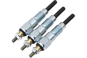 MDEOOSKY 3 Pcs Glow Plugs Replacement for John Deere X495 X595 X740 X744 X748 X749 X750 X754 X758 1435 1023E 1025R 1026R 2025R 2026R 2305 2320 2030A 850D 855D, M811937 MIU802457