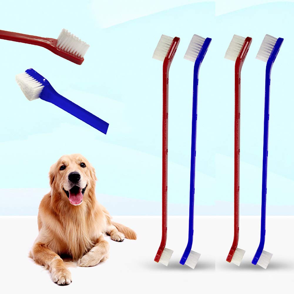 Bullker Toothbrush Doubleend Toothbrush Pet Dog Puppy