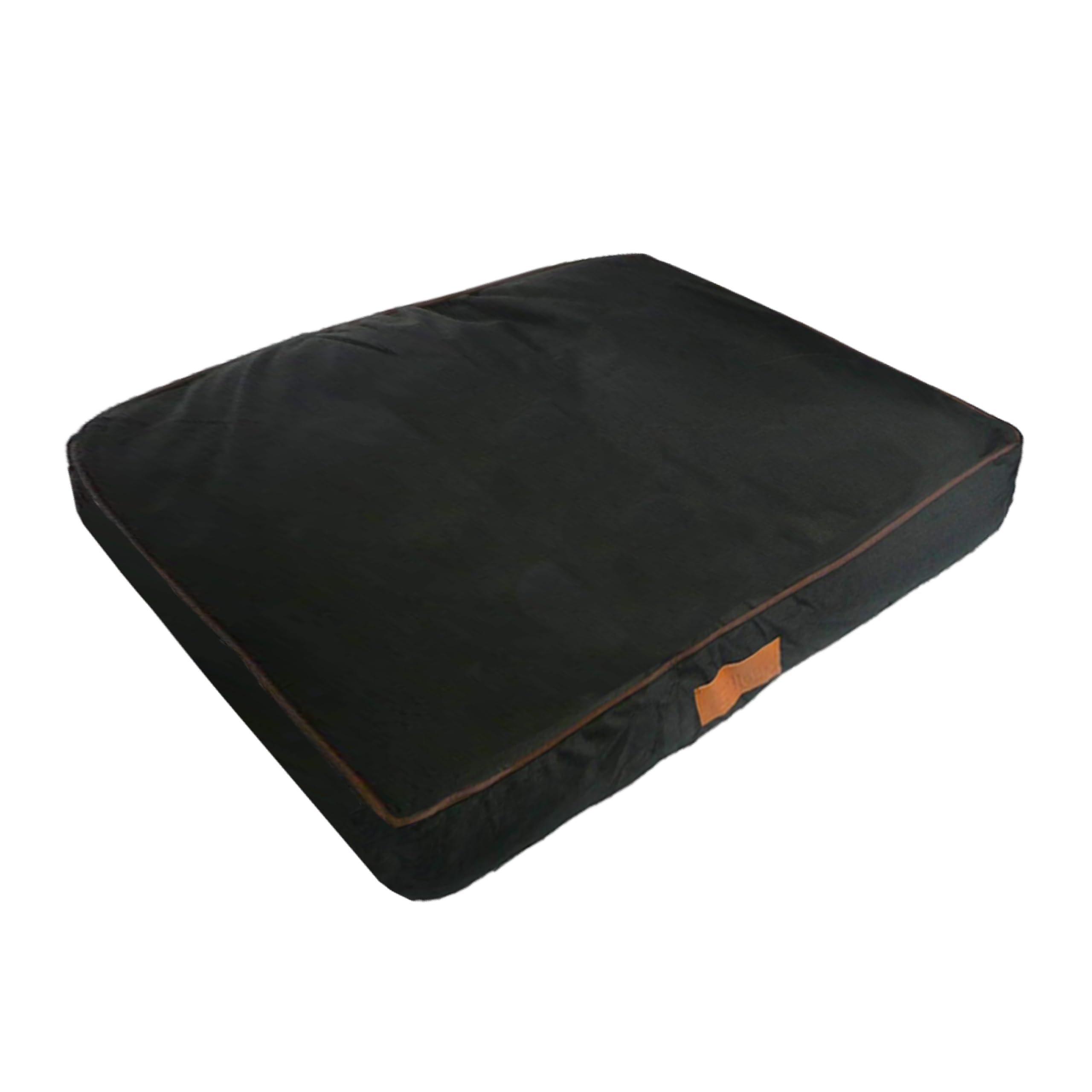 Ellie-Bo Medium Memory Foam Dog Bed for 30-inch Dog Cage/Crate - Black Water Resistant — image 1