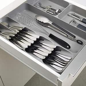 AAAQUALITY Cajón de Cocina Cubiertos Organizador Bandeja Cuchara