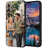 Personalized Custom Phone Case for Samsung Galaxy S26 S25 S24 S23 S22 FE Plus Ultra A73 A72 A70 A57 A56 A55 A54 A53 A52 A36 A35 A34 A33 A32 A26 A25 A24 A17, Customized Soft Black Case (1 photo&amp;text)