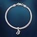 HQCROW 925 Sterling Silver Nurse Stethoscope Vintage Dangle Charms Bead for European Charm Bracelet