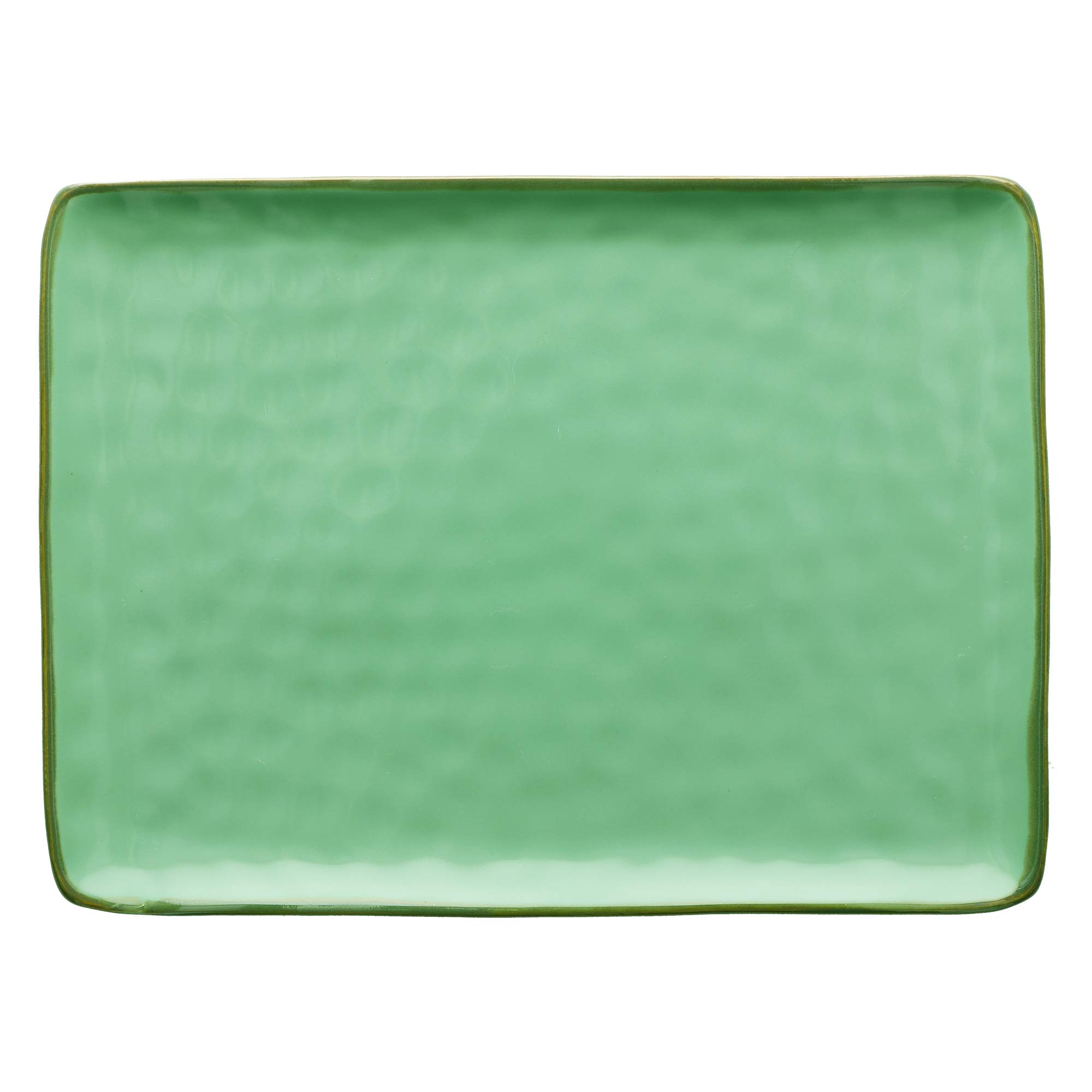 Nador Concerto (Tiffany Green) Verde Acqua Rectangular Tray Ø 36 cm W 26,5 cm, Nylon/A