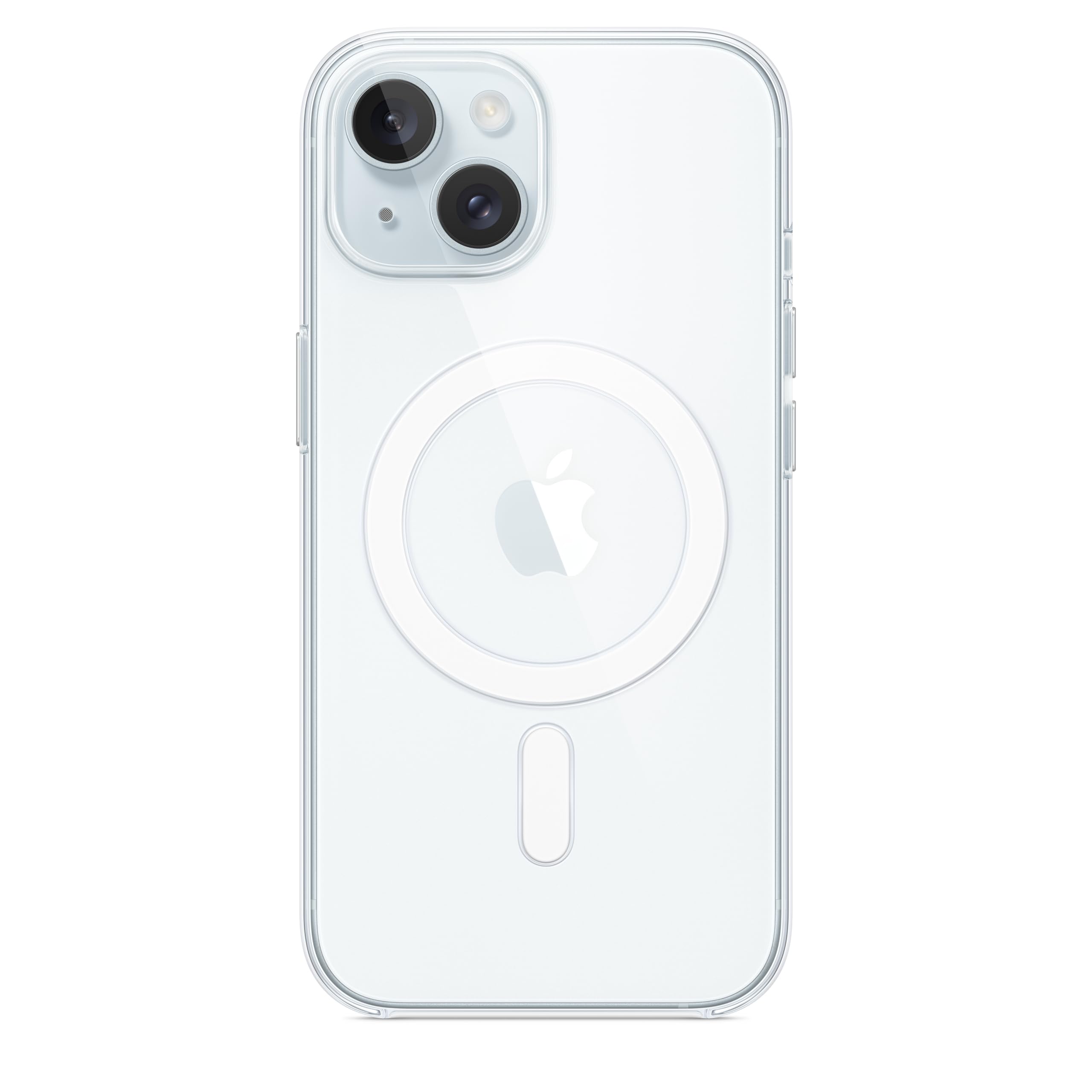 Photo 1 of Apple iPhone 15 Clear Case with MagSafe: Lightweight Phone Case, Wireless Charging Compatible, Smooth Glossy Finish