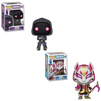 Amazon Com Funko Pop Games Fortnite Raven And Drift Toy Action - image unavailable