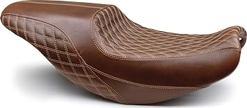 Amazon Com Mustang 741 Revere Journey One Piece 2 Up Motorcycle Seat With Diamond Stitching For Ducati Scrambler 800 15 19 Brown Automotive