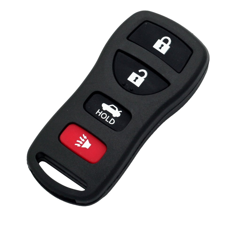 BROVACS Replacement Key Shell Compatible with NISSAN INFINITI 4 Button Keyless Entry Remote Key Case Fob PG507