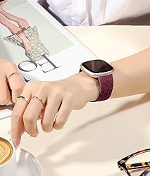 Odbeai Leopard Bands Compatible with Fitbit Sense