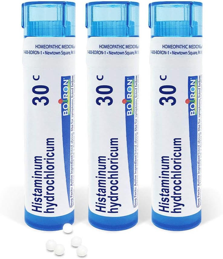 Boiron Histaminum Hydrochloricum 30C (Pack of 3 80-Pellet Tubes) Homeopathic Medicine for Allergy Relief: Health & Personal Care