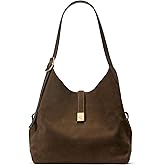kate spade new york womens Deco Pebbled Leather Large Shoulder Bag
