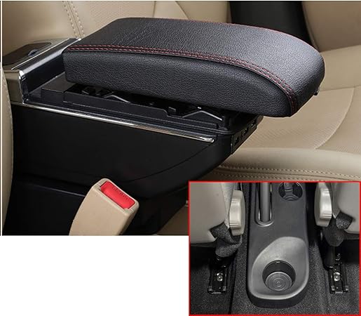 Fur Kaptur Captur Qm3 14 17 High End Auto Armlehne Mittelarmlehne Mittelkonsole Zubehor Ladefunktion Mit 7 Usb Ports Eingebaute Led Licht Schwarz Amazon De Auto