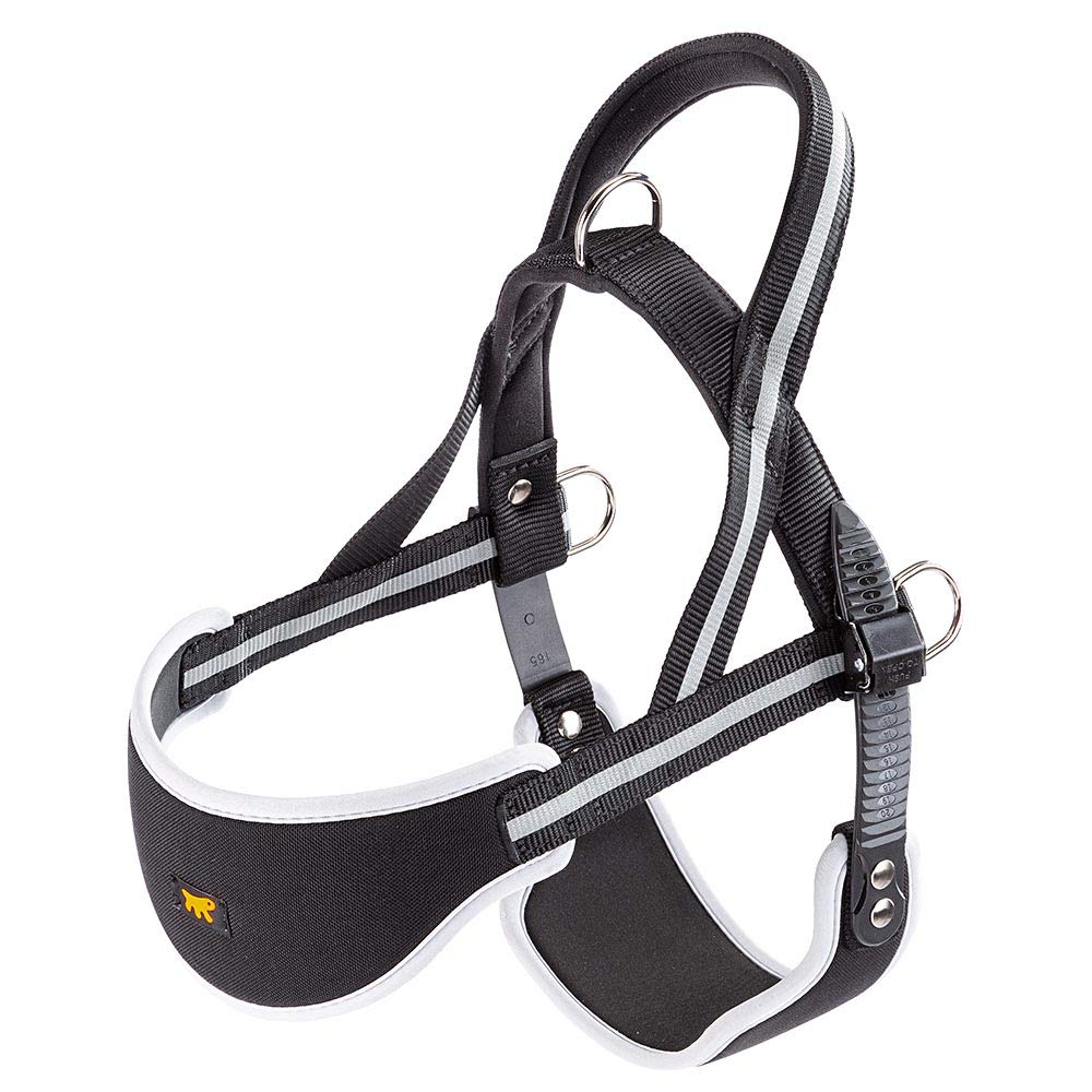 Ferplast Dog Harness ERGOCOMFORT NORDIC, Swedish Harness for Dogs, Comfortable Padded, Reflective, Closure with Micro-regulation, Quick Release, MEDIUM