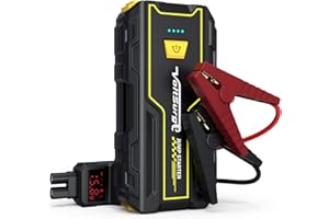 VoltSurge Car Battery Starter, 3000A Emergency Starter for Cars (Engines up to 7.0L Petrol / 5.5L Diesel) 12V, Jump Starter, LED Flashlight with USB Ports