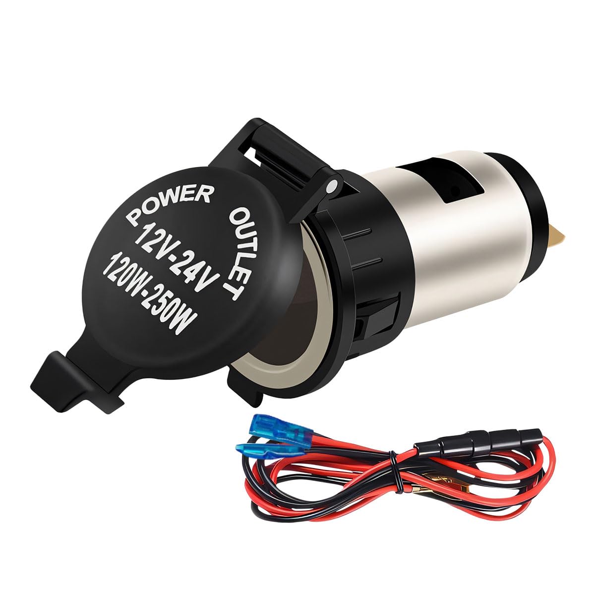 cigarette lighter socket 12v dc 12volt Fused Replacement Male Plug with Leads WMB00002 requires a two 2.9cm holes approx SPARKING 12v DC Female Cigarette