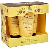 The Naked Bee Moisturizing Hand and Body Lotion, enriched with Orange Blossom(45 ml), Citron & Honey (1.5 oz), Coconut & Honey (1.5 fl oz), 3 Pack