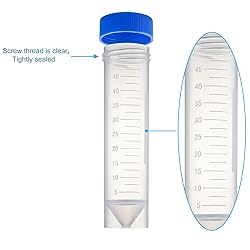 Ackers Skirted Conical Centrifuge Tubes 50mL, 50Pcs