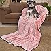 PAWZ Road Pet Dog Blanket Fleece Fabric Soft and Cute Pink L