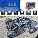Cradream RC Car Off Road Remote Control Truck Monster Vehicle 4WD 1: 18 Scale Remote Control Car High Speed 2.4Ghz Radio Controlled Climbing Racing Crawler Toys for Boys Kids Adults Gifts Blue