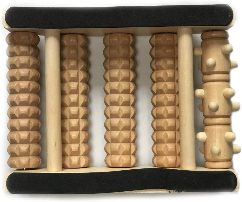 Eco Bath London Reflexology Foot Roller, Stress Relieve Foot Massager, Best to Use Under WFH Table, Great for Heel and Arch Pain - Image 4