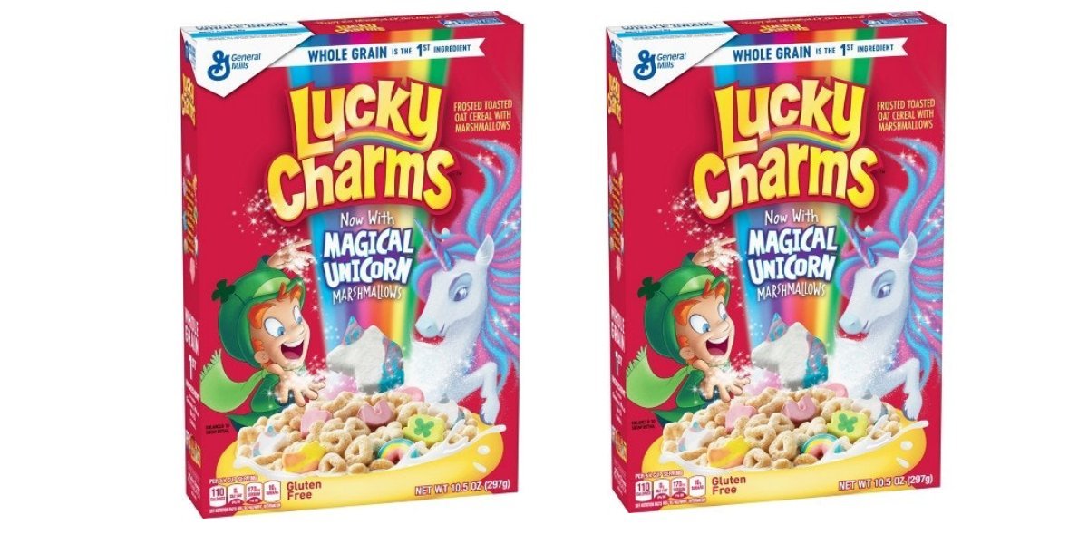 Amazon Com Lucky Charms Gluten Free Breakfast Cereal With Magical Unicorn Marshmallows 10 5 Oz Pack Of 2