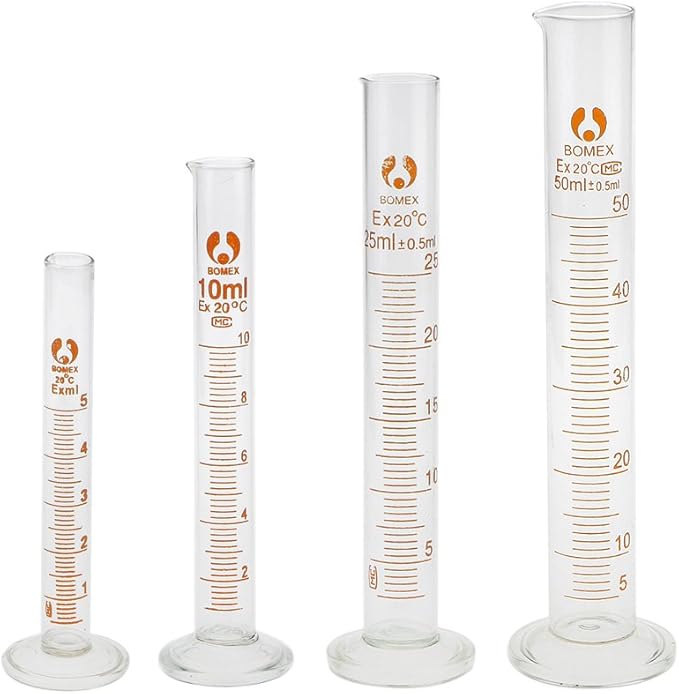 dailymall Cilindro De Vidrio Graduado Taza De Medición Shot 10ml 5ml