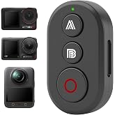 REYGEAK Bluetooth Remote Controller for DJI Osmo 360/Action 6/5 Pro/4 | 114FT wireless control, wrist strap, mount frame and 30-hour battery for hands-free shooting, vlogging and outdoor adventures