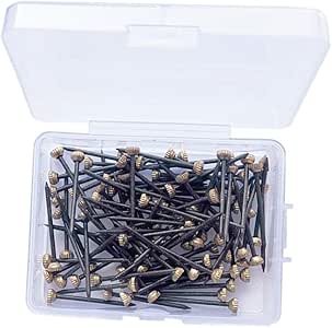 Jacqu 50614 - Juego de clavos para fotos (acero, 60 unidades), color azul: Amazon.es: Hogar
