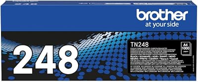 Brother TN-248BK Toner Cartridge Black Standard Yield Genuine Supplies
