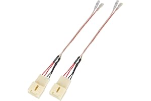 RED Wolf Car Door Speaker Wiring Harness Connector for 2011-2021 Ford F150 Escape Focus Bronco Mustang Replace Aftermarket Sp