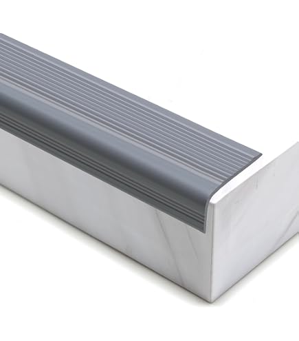 Borde Escalera UPVC 30x14 Mm - Longitud 1 Metro, Adhesivo, Efecto Madera, Fácil De Instalar