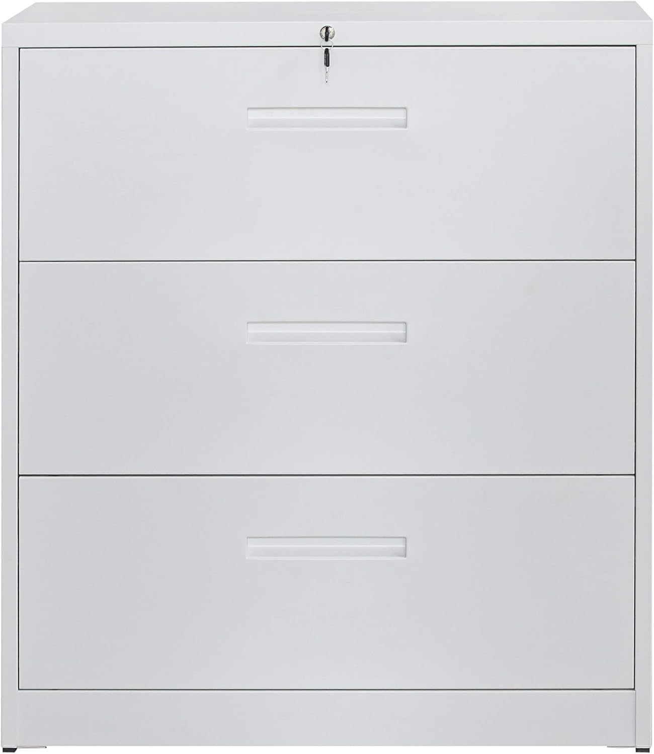 Amazon Com 3 Drawers Lateral File Cabinet With Lock Locking