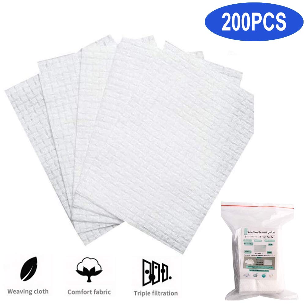 200PCS Filtros Desechables, Protectores Faciales de AlgodóN ...